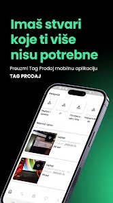 Prikaz aplikacije Oglasi TagProdaj